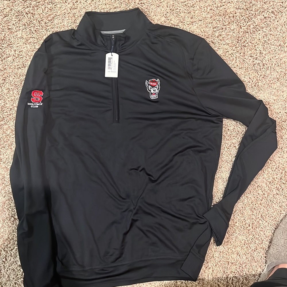 New with Tags Johnnie-O N.C. State 1/4 Zip Pullover